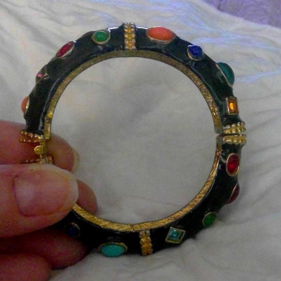 Kenneth Jay Lane Cabochon Multi-Stone Bracelet in